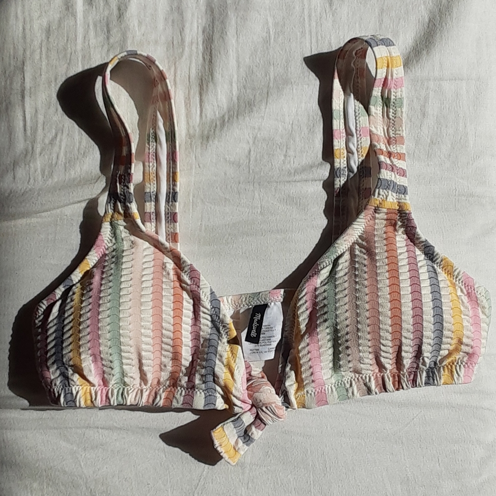Madewell second wave bikini top